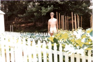 Me in the garden